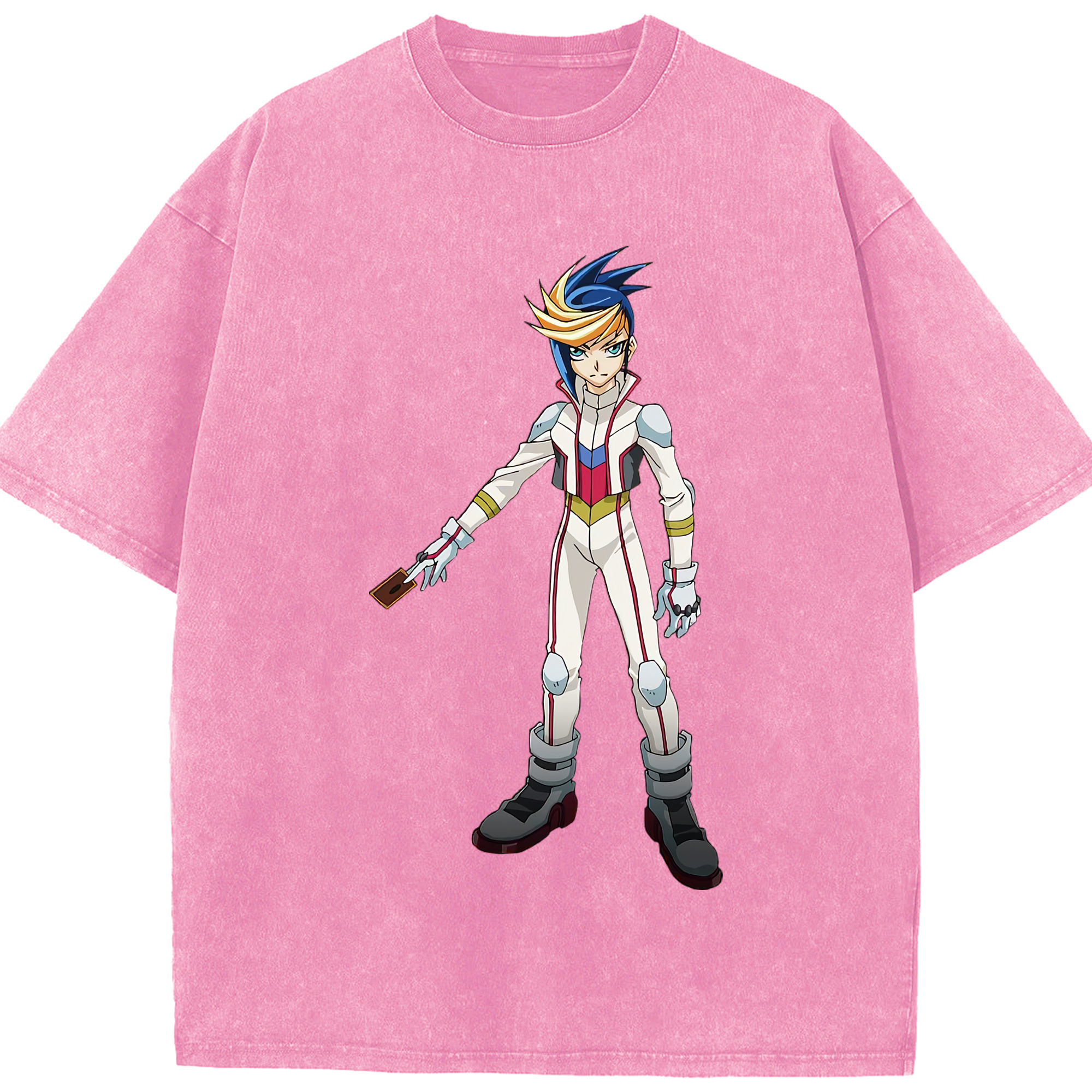 （画像用） 遊☆戯☆王 Yu-Gi-Oh! 綿100% ヴィンテージ風 半袖Tシャツ（フロントプリント）